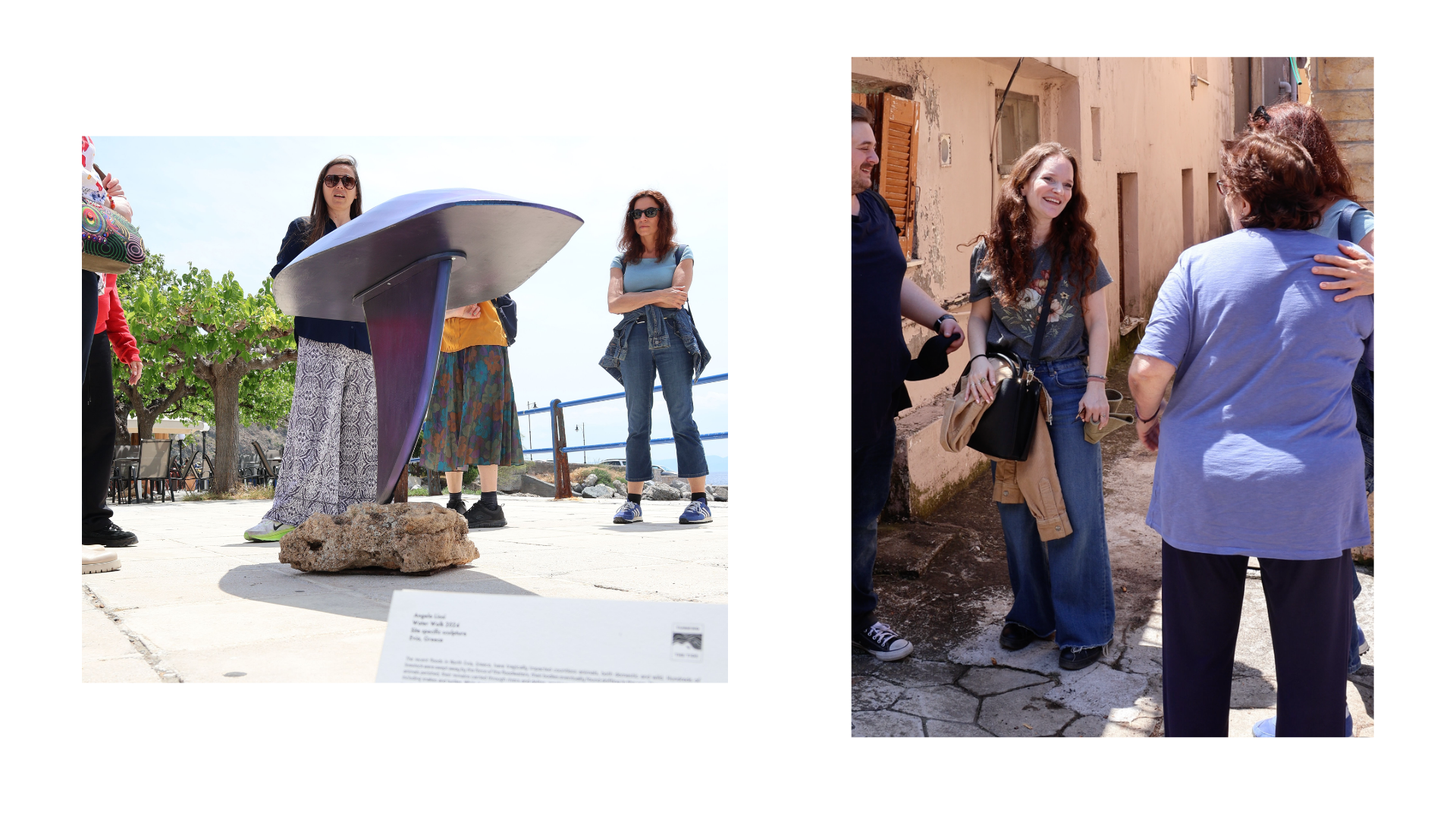 Angela Liosi presents her artwork - Partners meet with Ms Sofia in Agia Anna - Turning the Tide - May 2025 Angela Liosi presents her artwork - Partners meet with Ms Sofia in Agia Anna - Turning the Tide - May 2025